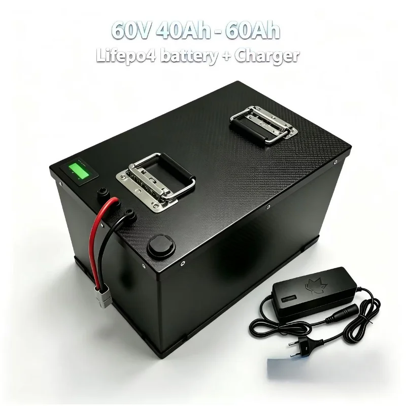 72V 40Ah Lifepo4 Battery Pack - 60-V-LiFePO4-Lithiumbatterie, hohe Kapazität 45 Ah/50 Ah/60